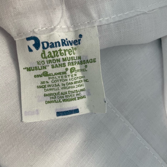 Vintage Dan River Dantrel Embroidered Cat Pillowcases - Picture 11 of 12